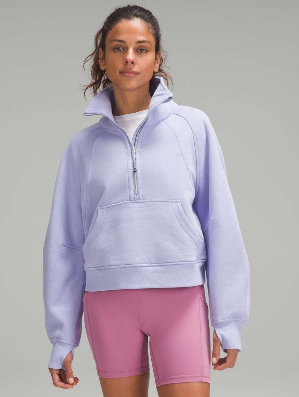 Lululemon Scuba Oversized Funnel Neck Half Zip